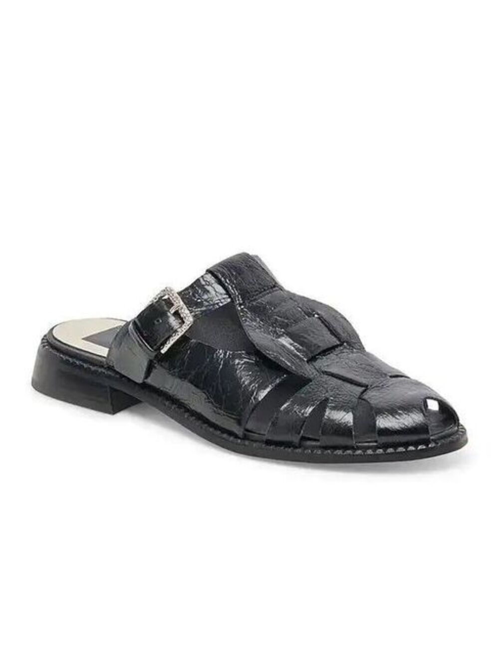 Dolce Vita Hippie Flats Midnight Crinkle Patent 8.5 ($140)